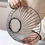 Decorative Round Iron Fruit Tray