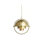 Modern Danish Iron Pendant Lamp – Minimalist Industrial Design for Dining Room and Living Room