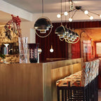 Modern Danish Iron Pendant Lamp – Minimalist Industrial Design for Dining Room and Living Room