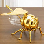 Decorative and practical bee-shaped honey jar