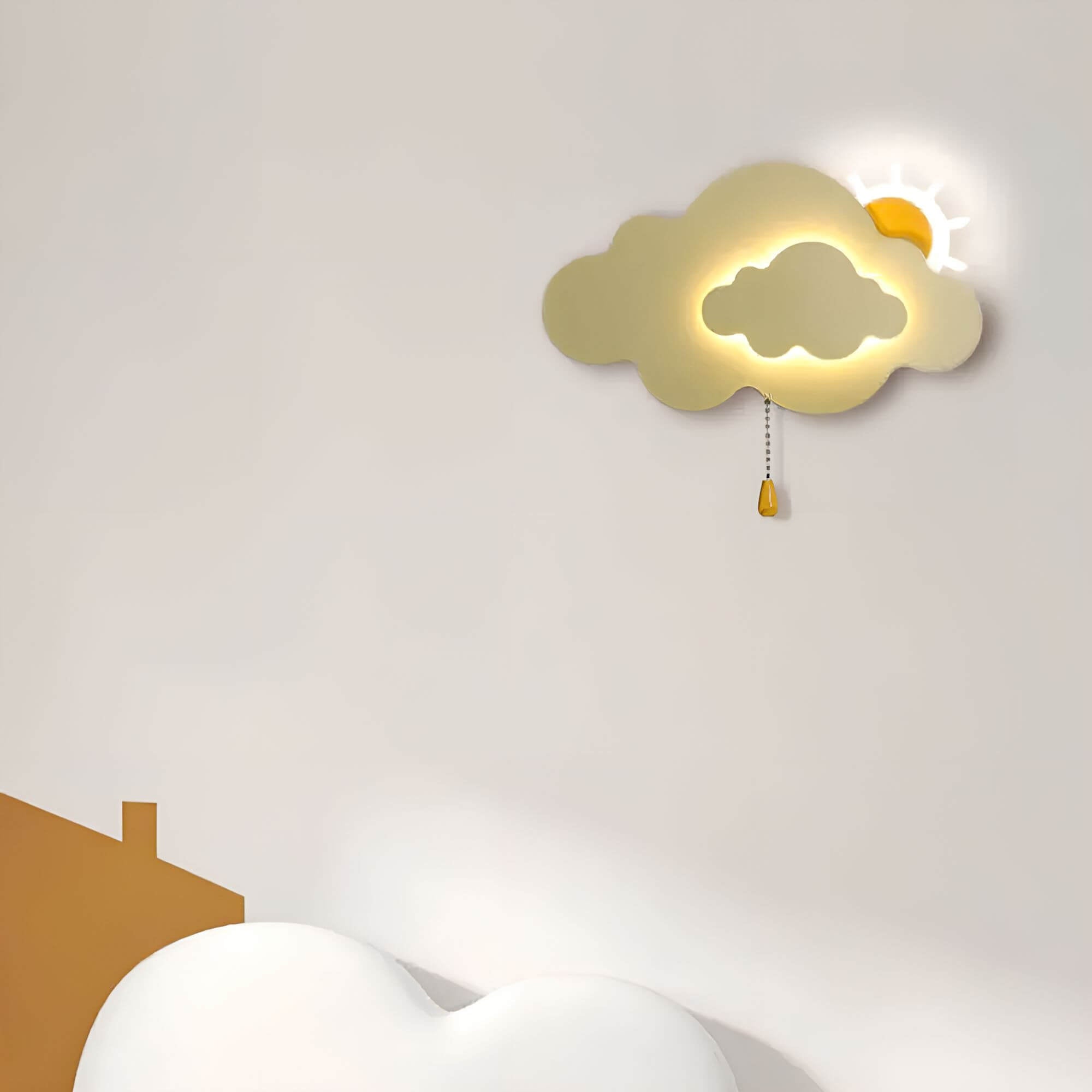 Children's room wall lamp, Playful design