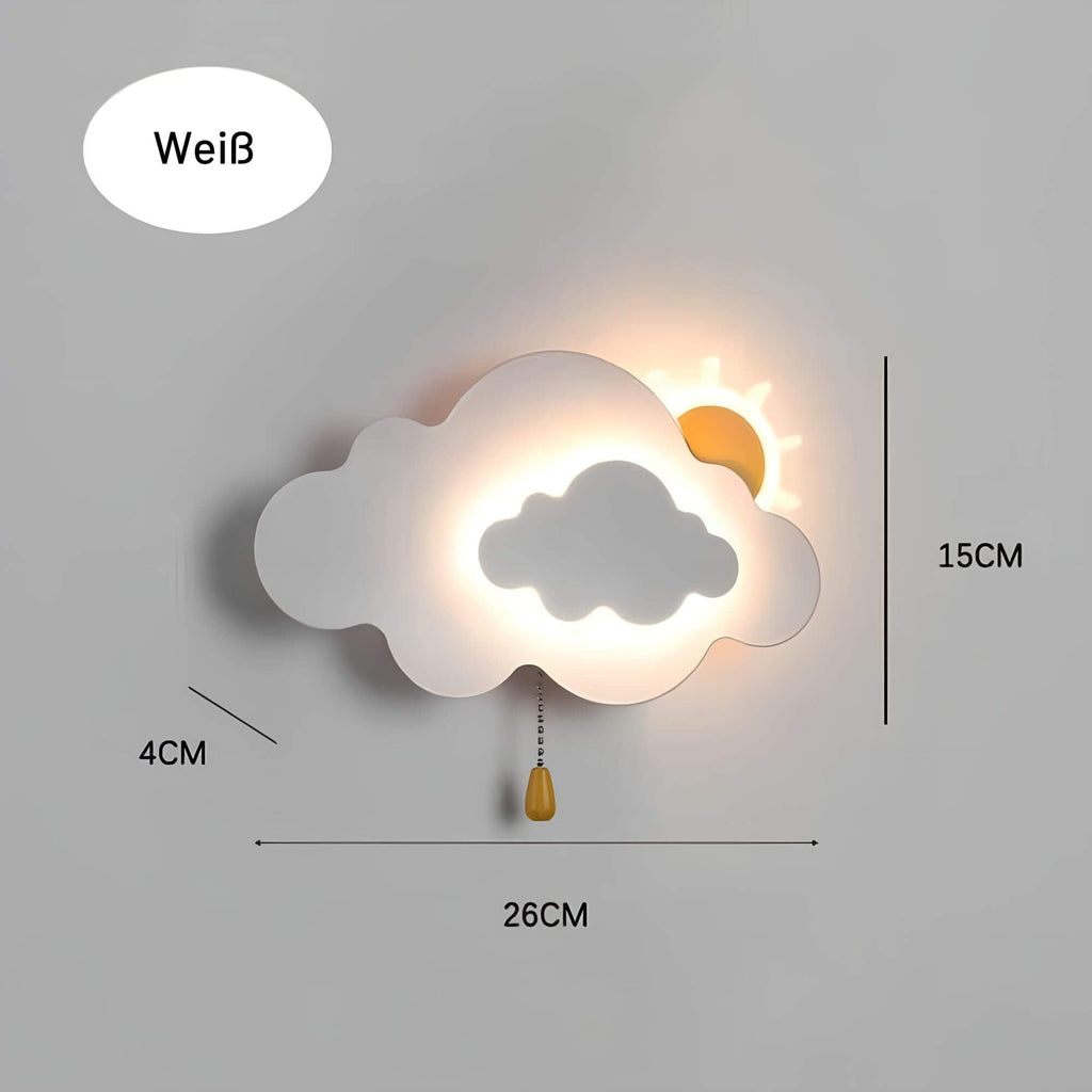 Children's room wall lamp, Playful design