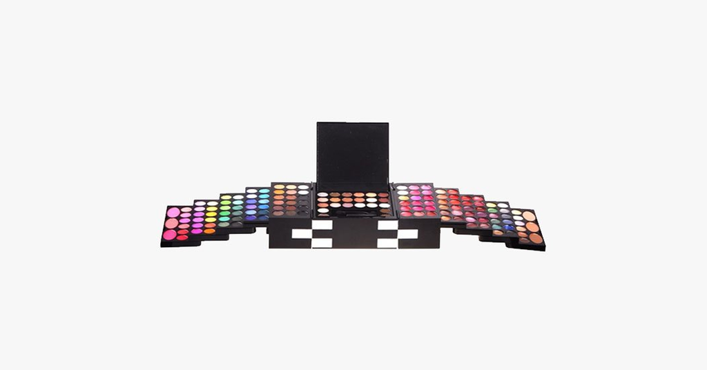 Deluxe Eyeshadow Set with 148 Shades - Long-lasting Colors for the Perfect Eye Makeup Finish!