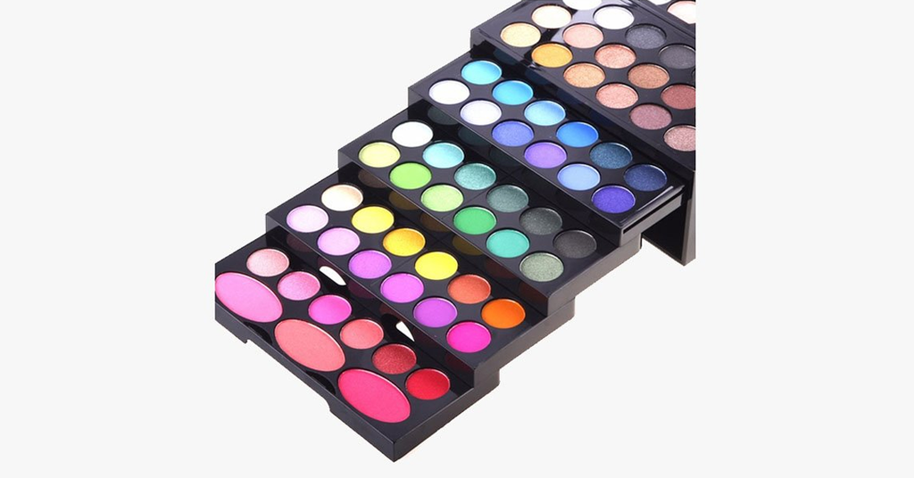 Deluxe Eyeshadow Set with 148 Shades - Long-lasting Colors for the Perfect Eye Makeup Finish!