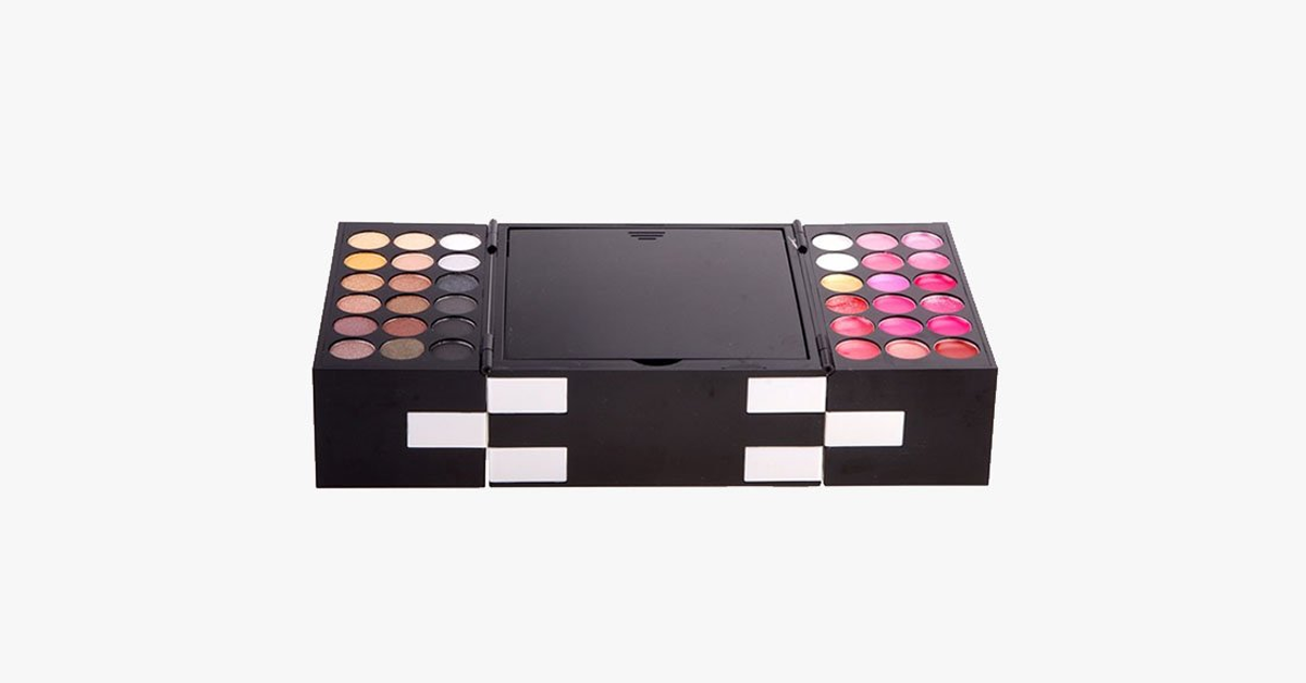 Deluxe Eyeshadow Set with 148 Shades - Long-lasting Colors for the Perfect Eye Makeup Finish!