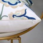 Denza Farmhouse Floral Tufted Cushion Cover