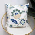 Denza Farmhouse Floral Tufted Cushion Cover