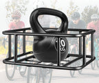 Heavy-Duty Rear Bike Basket with Rack – Large Metal Bicycle Carrier for Groceries, Commutes & E-Bikes