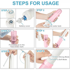 Compact electric travel bidet