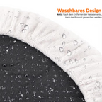 Fluffy heated foot warmers | Cozy heated foot cushion