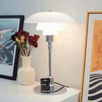 Nordic Glass LED Desk Lamp for Office and Living Spaces