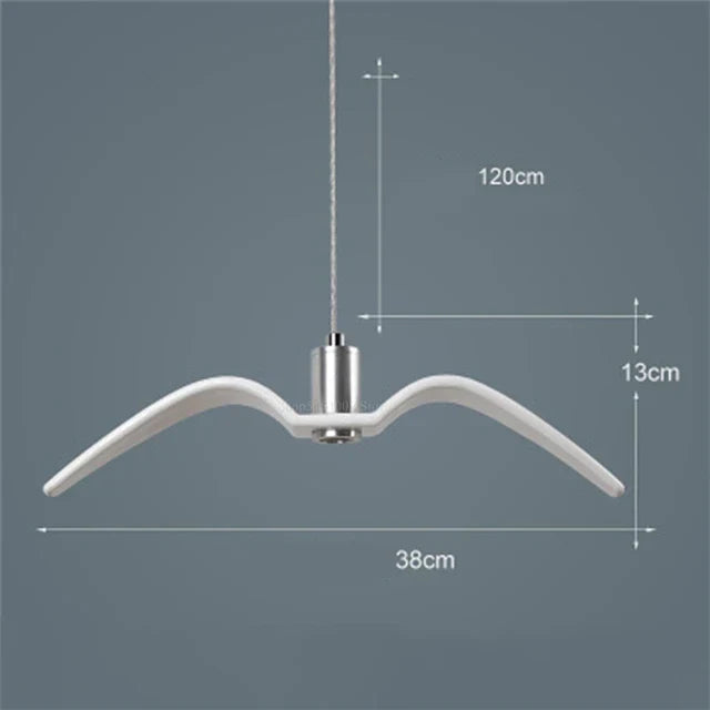Modern Designer Bird Light – Creative Pendant Light for Living Room or Dining Room