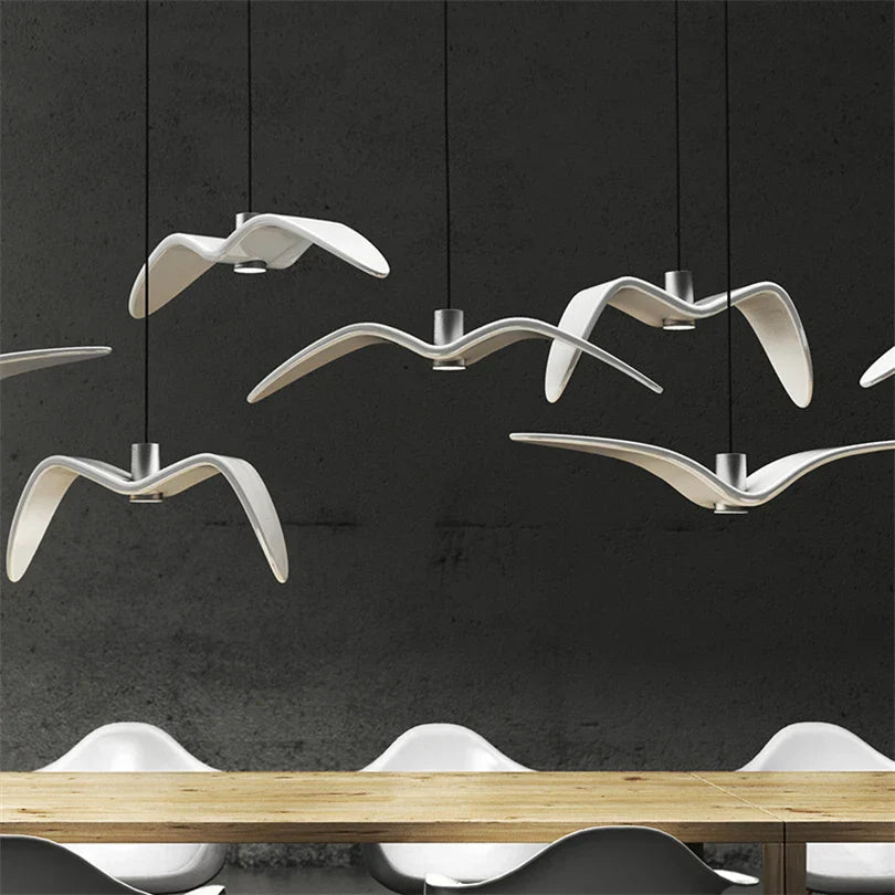 Modern Designer Bird Light – Creative Pendant Light for Living Room or Dining Room