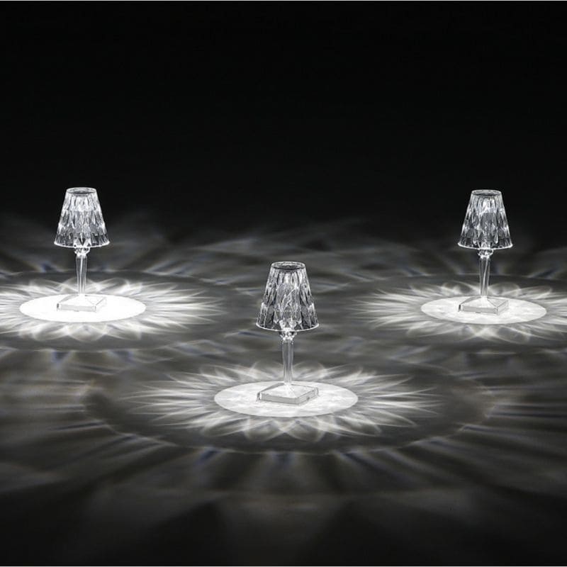 Elegant Crystal Table Lamp for Living Room