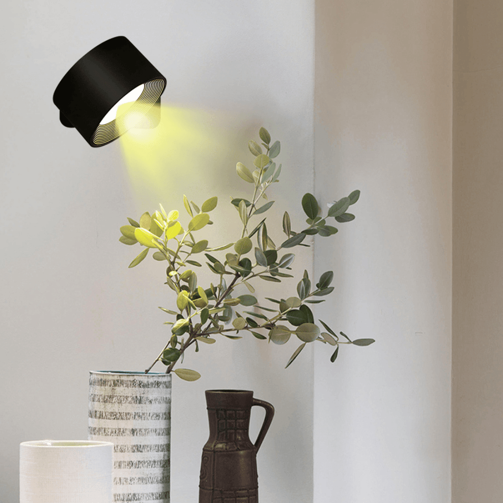 360° wireless rechargeable wall light | Versatile LED lighting solution