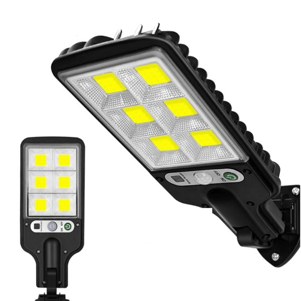 Solar LED outdoor spotlight with motion sensor