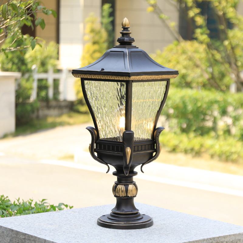 LumaLux Solar Outdoor Lantern | Weatherproof | Solar Powered | Garden Lighting for Terrace and Entry Area