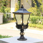 LumaLux Solar Outdoor Lantern | Weatherproof | Solar Powered | Garden Lighting for Terrace and Entry Area