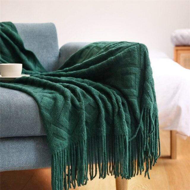 Diamond-shaped blanket