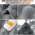 Thick Rabbit Plush Sofa Cover