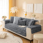 Thick Rabbit Plush Sofa Cover