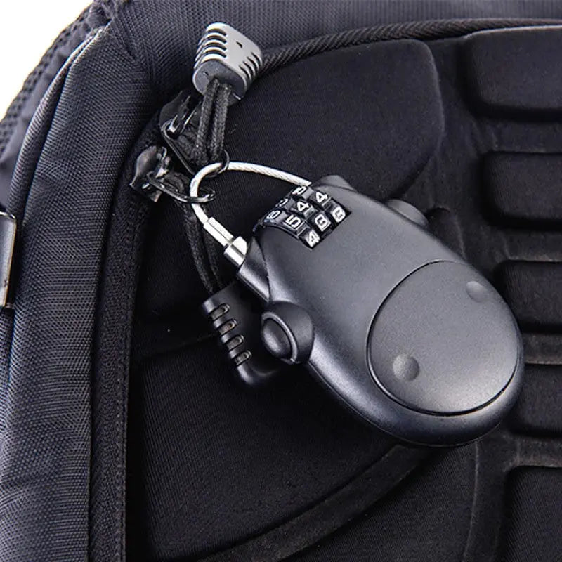 Theft-proof telescopic wire lock for bicycle – pRedection for suitcase, helmet & bicycle