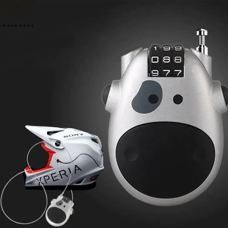 Theft-proof telescopic wire lock for bicycle – pRedection for suitcase, helmet & bicycle