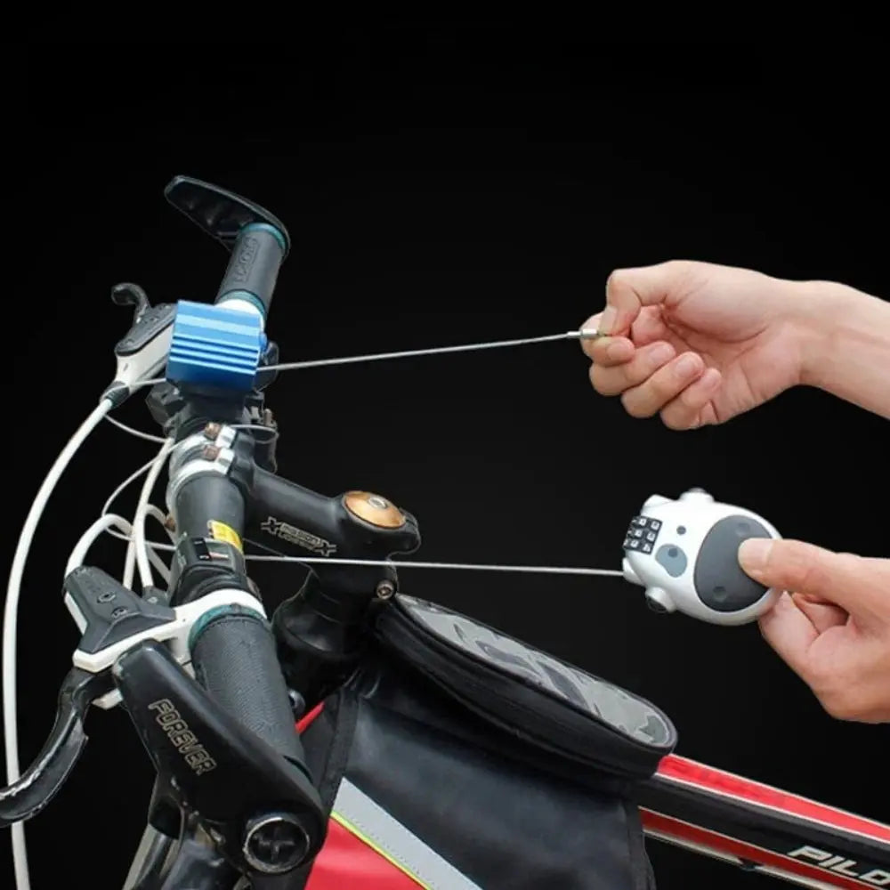 Theft-proof telescopic wire lock for bicycle – pRedection for suitcase, helmet & bicycle