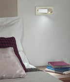 LED Bedside Lamp LUMEVIA | 3 Light Colors | Aluminum Alloy | Ø19 cm x H8 cm | With Push Button