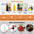 300 bottles/h 110V Digital Liquid Filling Machine 2-3500ml Automatic Bottle Liquid Filler Digital Control Pump Filler