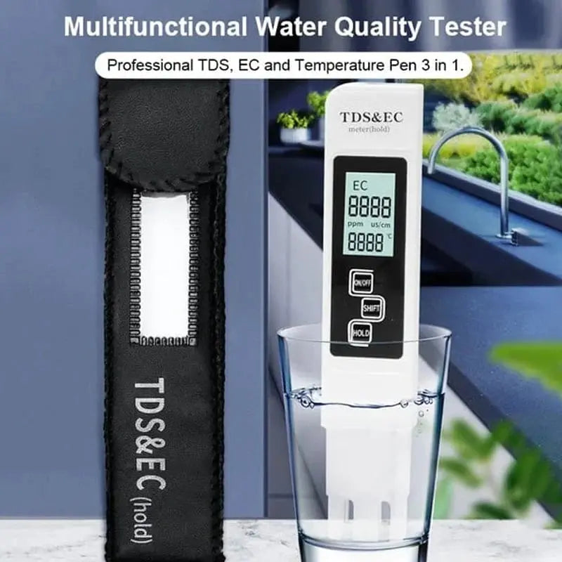 Digital 3-in-1 Water Quality Tester