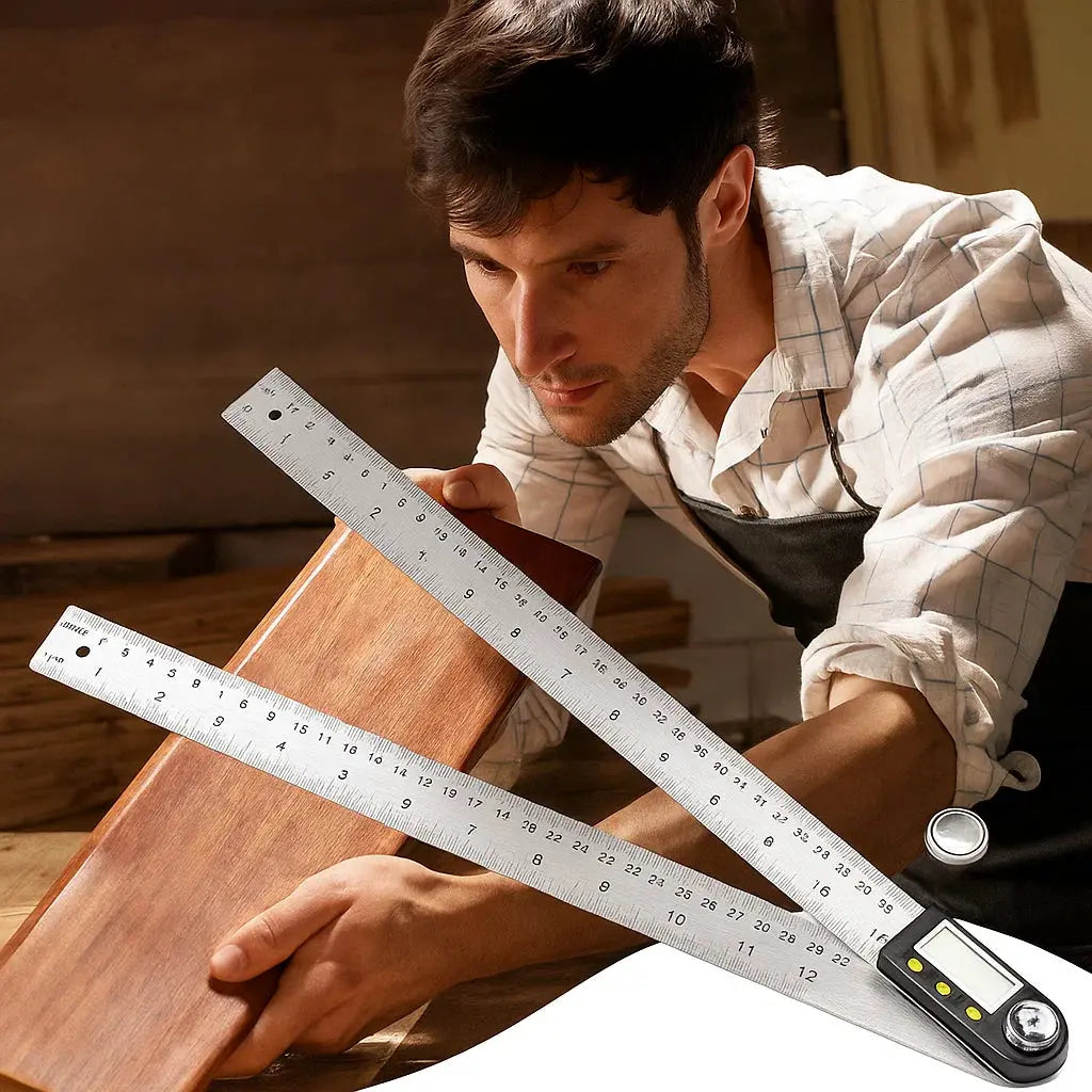 Digital Angle Finder and Ruler Combination Tool