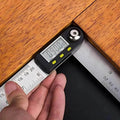 Digital angle measuring device with ruler – precisely measure angles & lengths