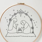 Crib embroidery kit