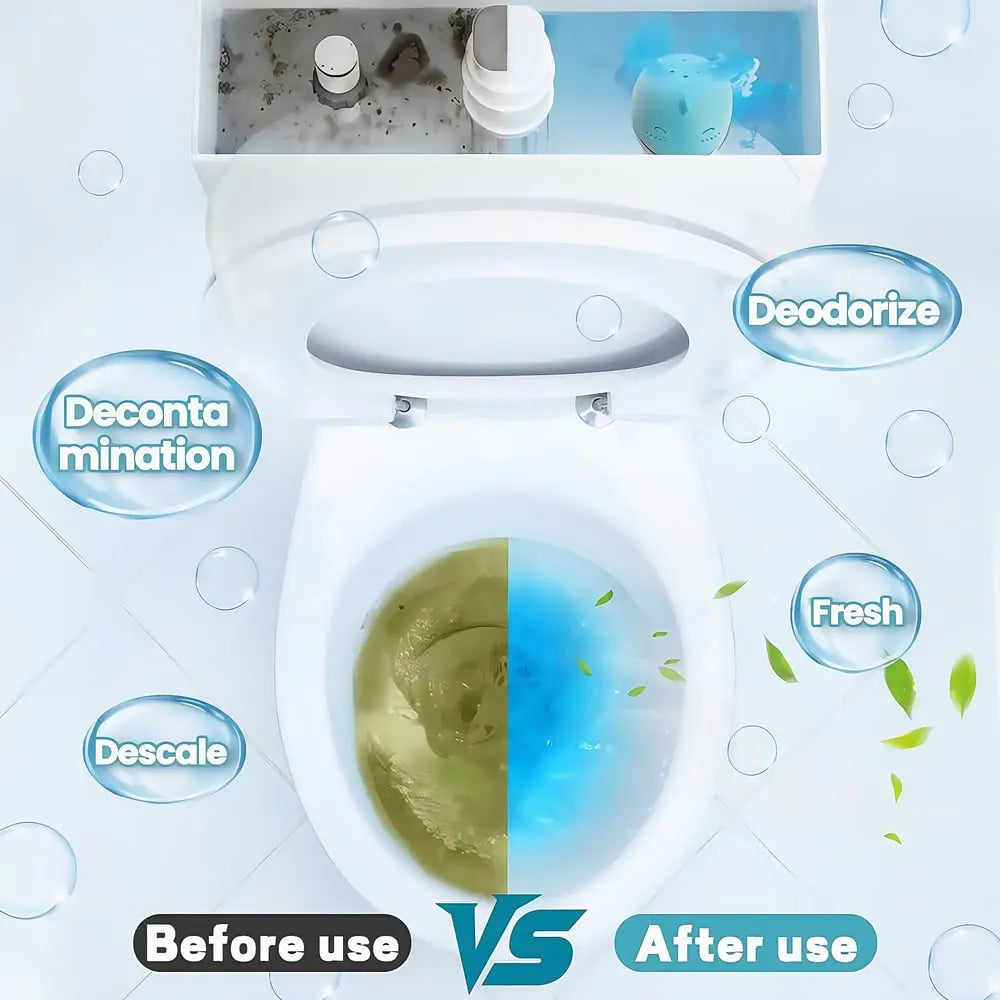 Dino Toilet Cleaner & Fragrance Stone – Cleans automatically with every flush