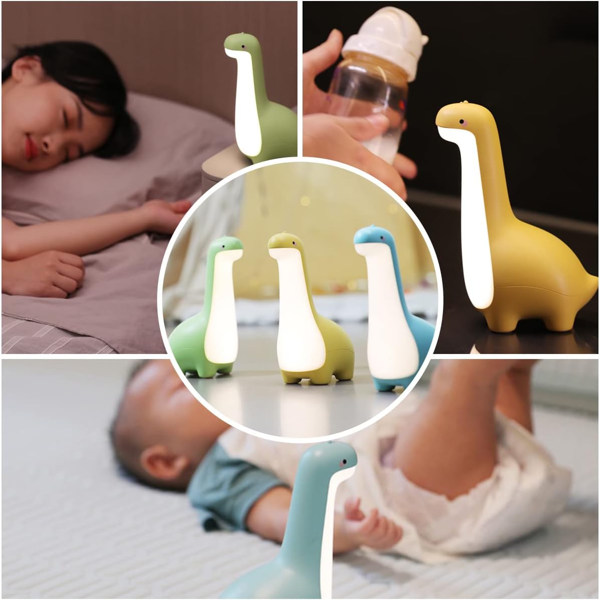 DinoSnug – Soft Glow Dinosaur Night Light for Kids