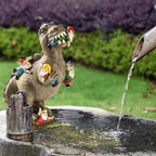 Dinosaur Garden Figurine – Funny & Unique Gnome Eater
