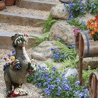 Dinosaur Garden Figurine – Funny & Unique Gnome Eater