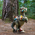 Dinosaur Garden Figurine – Funny & Unique Gnome Eater