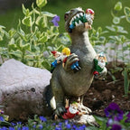 Dinosaur Garden Figurine – Funny & Unique Gnome Eater