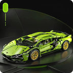 Racing Supercar Building Blocks | 1280 Pieces, Wireless Control & Realistic 1:14 Scale Model for Kids and Adults