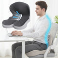 All-in-One Orthopedic Memory Foam Seat - Cushion Seat and Back Cushion for Pain Relief and Comfort