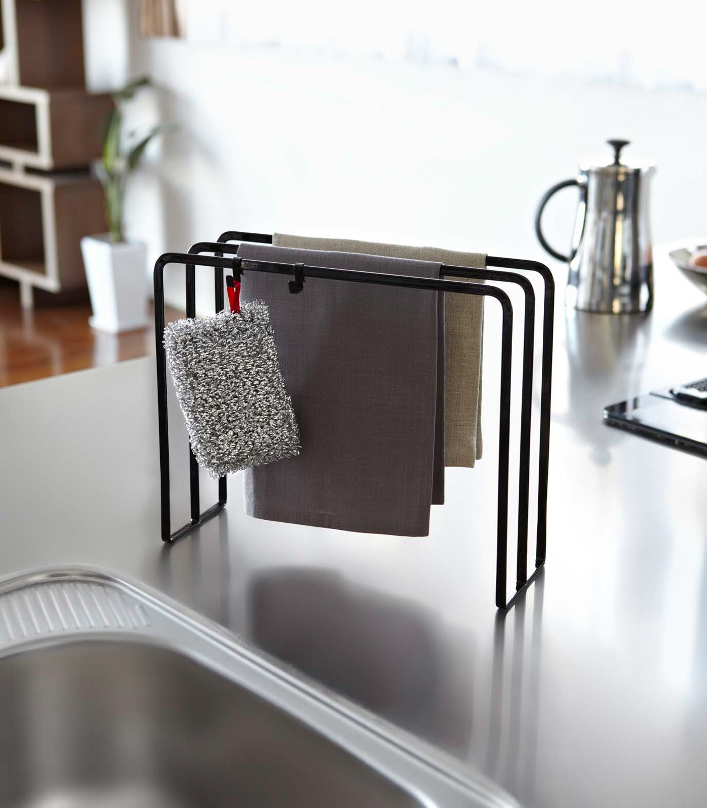 Dish Towel Holder - Steel