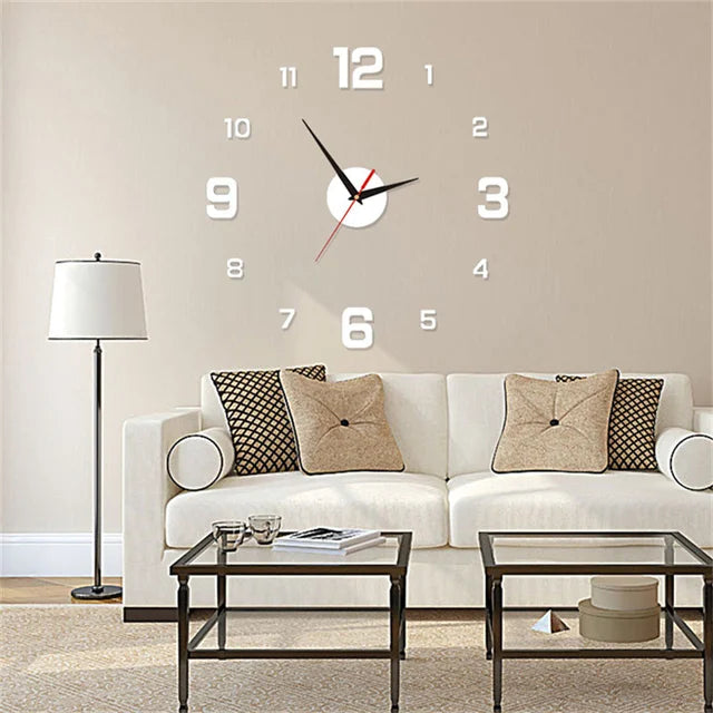 Boundless Frameless Wall Clock | Modern Design