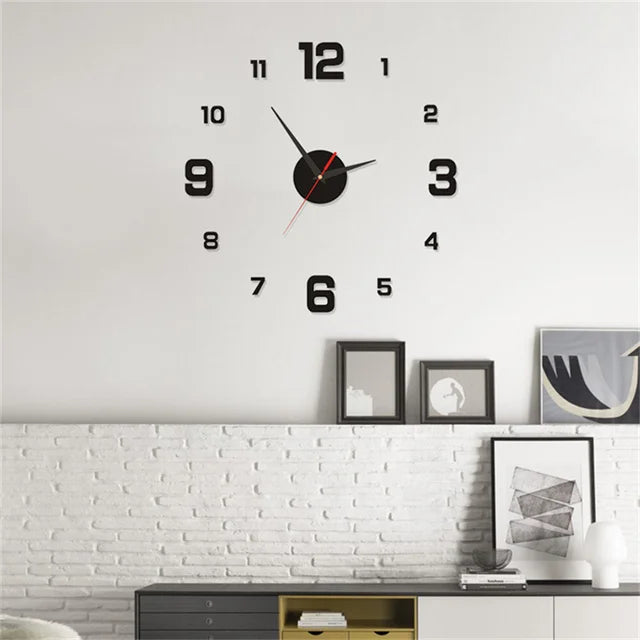 Boundless Frameless Wall Clock | Modern Design