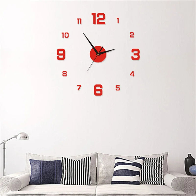 Boundless Frameless Wall Clock | Modern Design