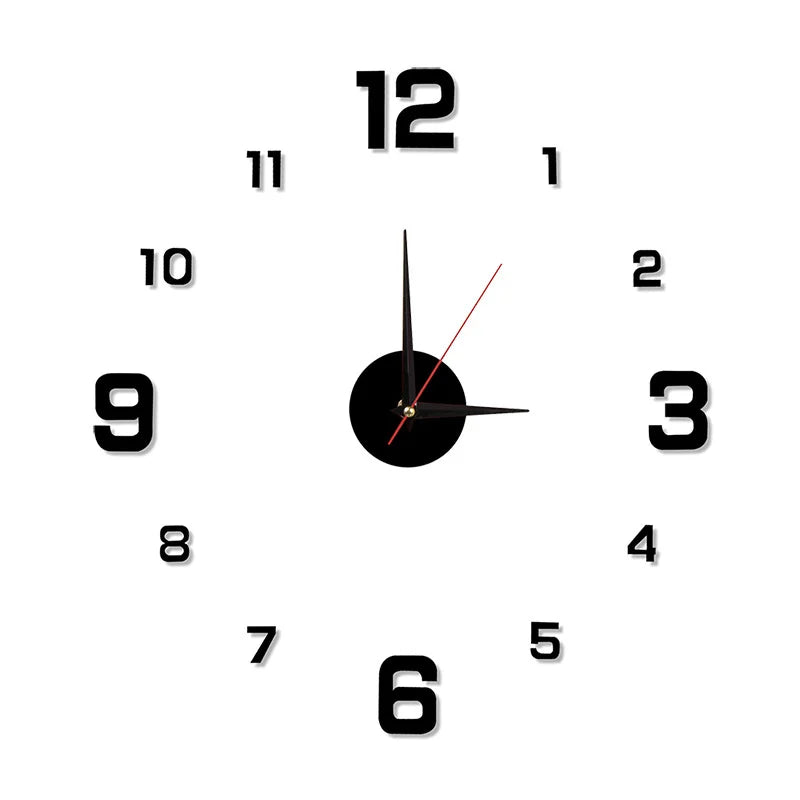 Frameless Wall Clock
