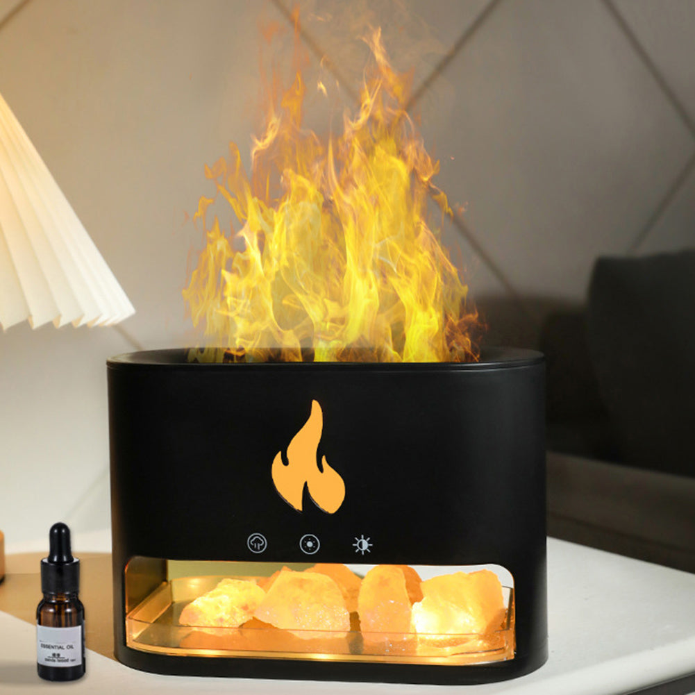 Crystal salt stone fire vaporizer