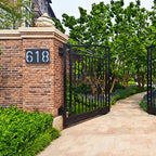 Solar house numbers - eco-friendly - economical - modern design