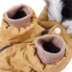 Dog jacket with fur trim hood - Dog and cat clothing